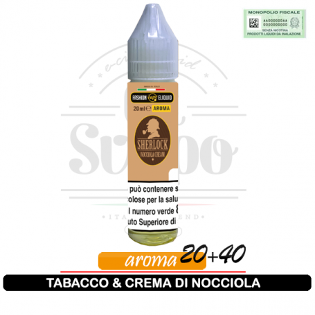 Sherlock Nocciola Cream Aroma 20ml Fashion Vape