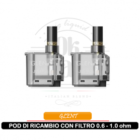 Glent Pod con Filtro Cartucce di Ricambio Justfog