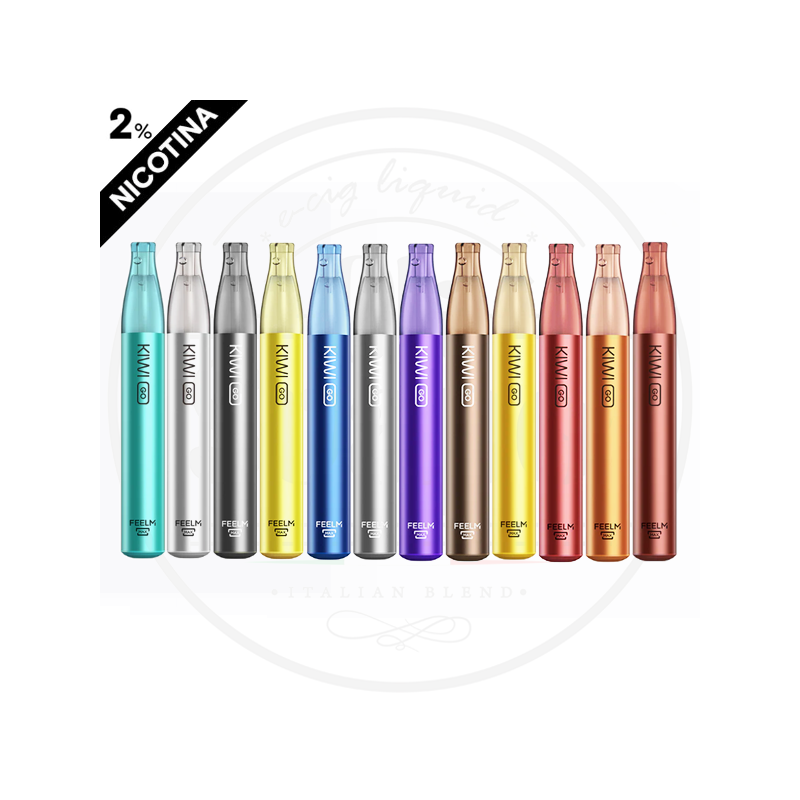 Kiwi Go Sigaretta Usa e getta Nicotina 20mg/ml Kiwi Vapor