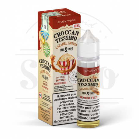 croccantissimo caramel edition liquido mix e vape santone dello svapo enjoysvapo pop corn cremoso