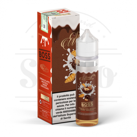 Boss liquido cremoso cioccolato noccioline latte 30ml mix e vape