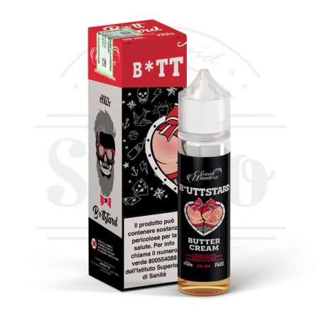 buttstard liquido cremoso al burro mix e vape 30ml sevenwonders