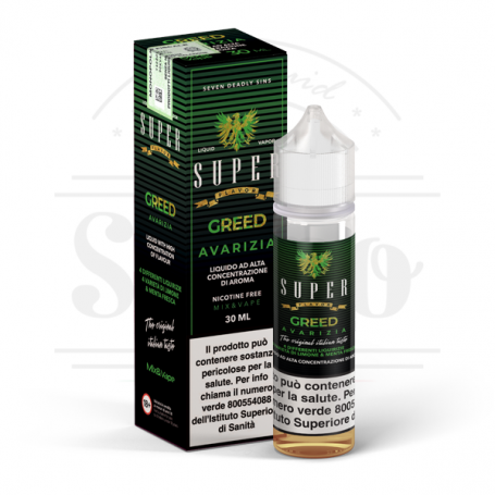 Greed liquido fruttato alla liquirizia limone e menta