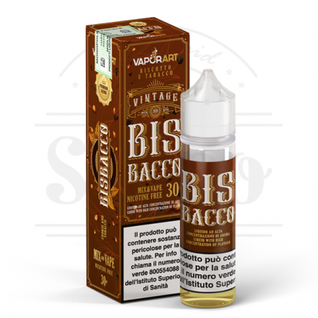 Bisbacco liquido tabaccoso cremoso dolce biscotto vaniglia caramello vaporart