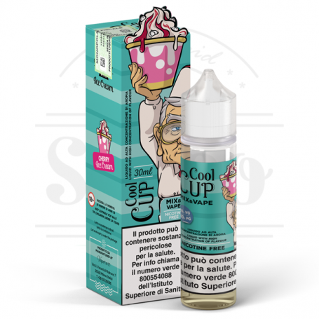 Cool cup coppa gelato all'amarena amarena liquido cremoso fruttato vaporart