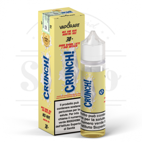 crunch cremoso liquido cioccolato bianco riso soffiato vaporart