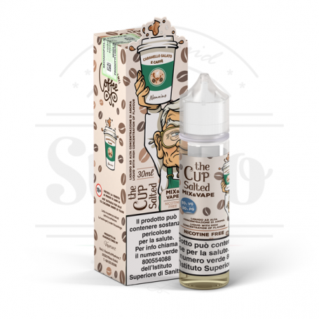 the cup salted liquido vapoart 30ml da miscelare caffeè caffe caramello salato