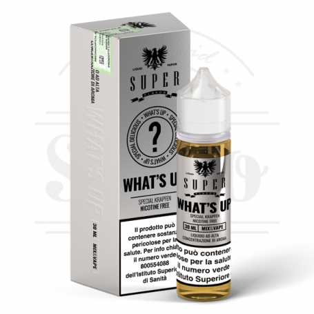 what's up liquido 30ml mix and vape bombolone alla crema super flavor