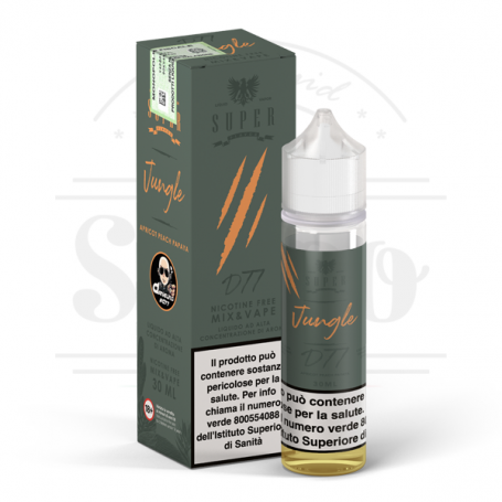 jungle liquido fruttato pesca papaya albicocca mix e vape 30ml