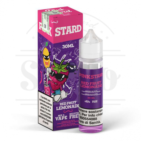 Pinkstard Lampone Fragoline di Bosco Limonata liquido mix and vape 30ml
