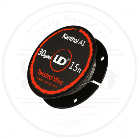 Filo resistivo Kanthal A1 30gaX4 15ft - UD