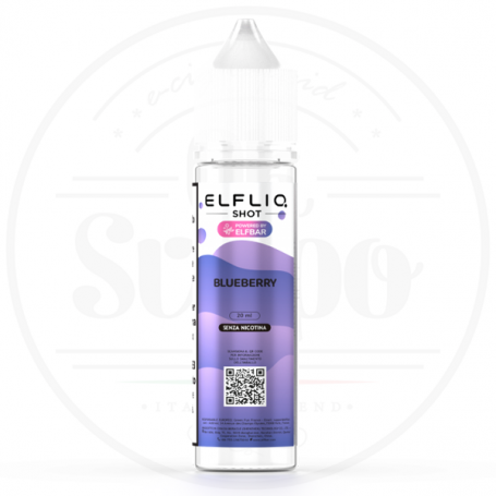 Blueberry liquido aroma shot 20ml elfliq elfbar liquidi puff