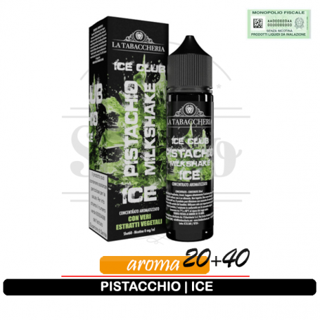 Pistachio ice liquido aroma 20ml ice club la tabaccheria