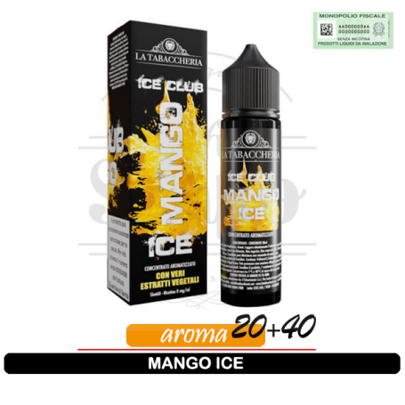 Mango ice mango fruttato linea ice club aroma 20ml la tabaccheria