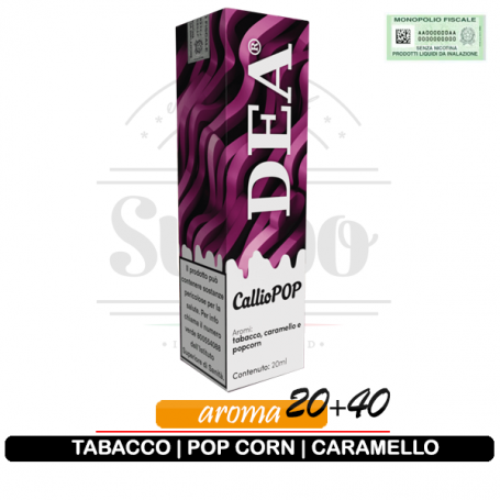 Calliope pop calliopop aroma shot 20ml tabaccoso cremoso dea flavor
