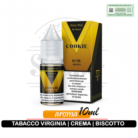 firstpick rebrand cookie aroma tabaccoso concentrato 10ml
