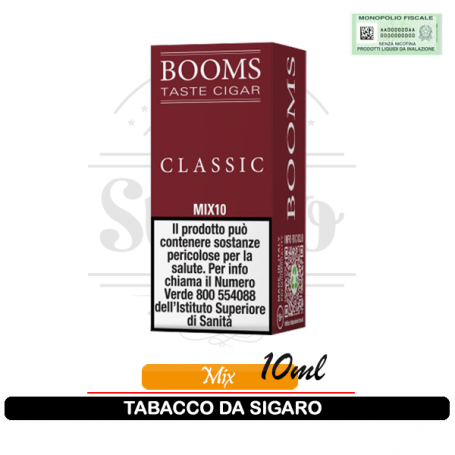 Booms classic liquido mix 10ml mini shot tabaccoso tnt vape