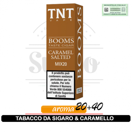 Booms Salted Caramel Aroma 20ml Tnt Vape