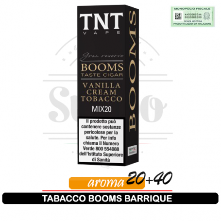 Booms Vanilla Cream Tobacco Gran Reserve Aroma 20ml Tnt Vape