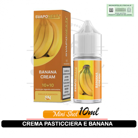 Banana Cream Aroma Cremoso Mini Shot 10ml Svaponext