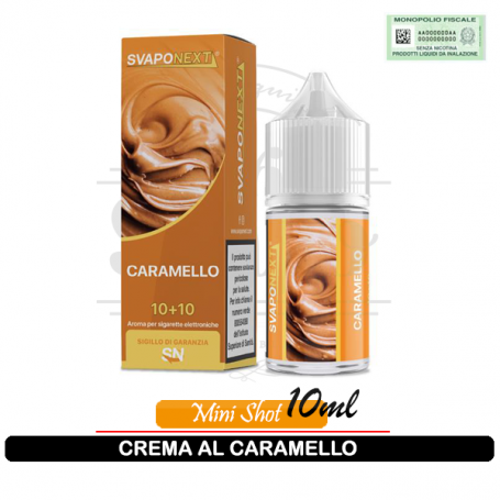 Caramello Aroma Cremoso Mini Shot 10ml Svaponext