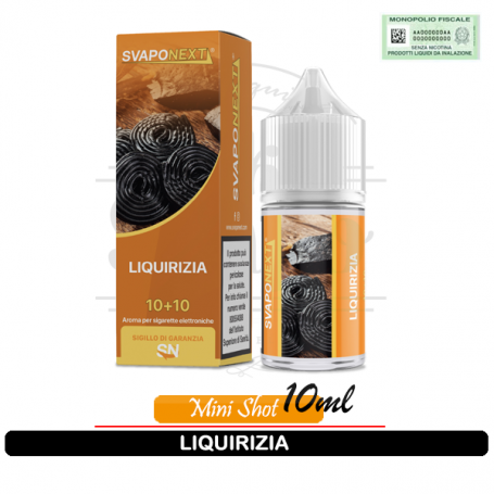 Liquirizia Aroma Cremoso Mini Shot 10ml Svaponext