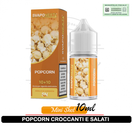 Popcorn Aroma Cremoso Mini Shot 10ml Svaponext