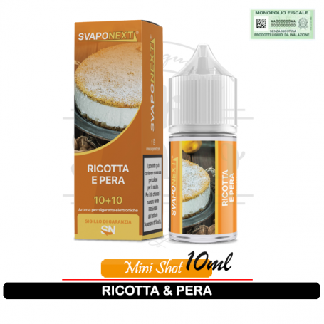 Ricotta e Pera Aroma Cremoso Mini Shot 10ml Svaponext
