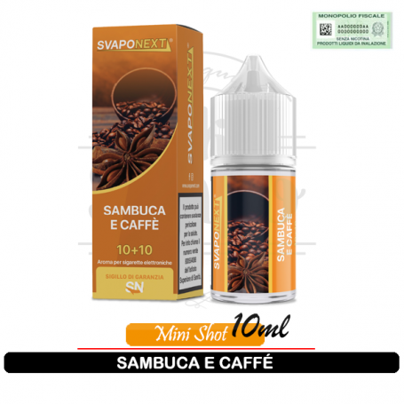 Sambuca e Caffè Aroma Cremoso Mini Shot 10ml Svaponext