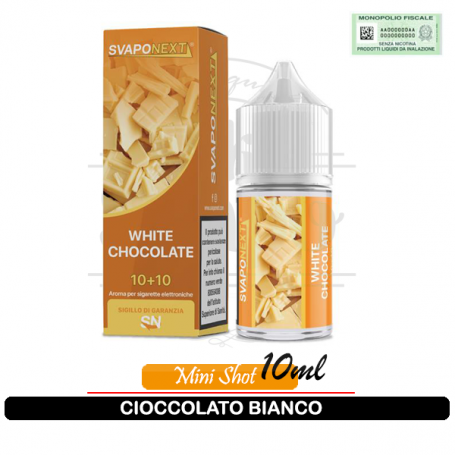 White Chocolate Aroma Cremoso Mini Shot 10ml Svaponext