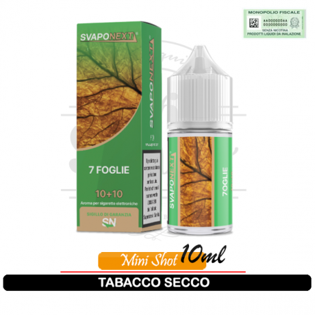7 Foglie Aroma Tabaccoso Mini Shot 10ml Svaponext