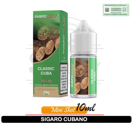Classic Cuba Aroma Tabaccoso Mini Shot 10ml Svaponext
