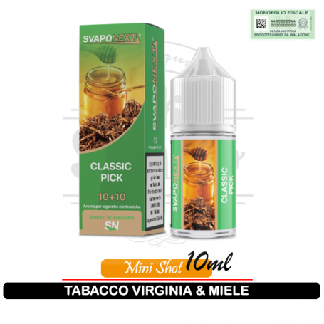 Classic Pick Aroma Tabaccoso Mini Shot 10ml Svaponext