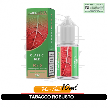 Classic Red Aroma Tabaccoso Mini Shot 10ml Svaponext