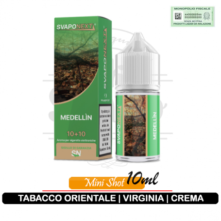 Medellìn Aroma Tabaccoso Mini Shot 10ml Svaponext