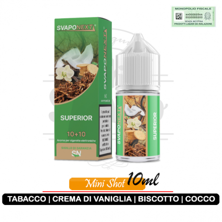 Superior Aroma Tabaccoso Mini Shot 10ml Svaponext