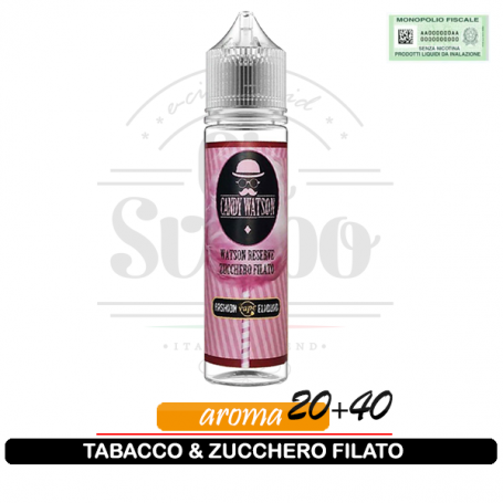 candy watson liquido tabaccoso cremoso zucchero filato tabacco dolce fashion vape
