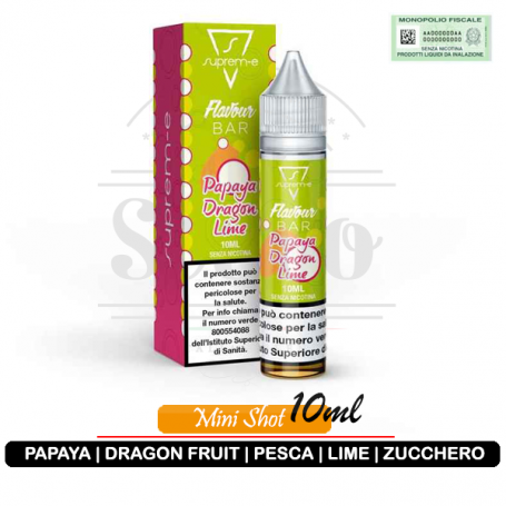 Papaya Dragon lime Linea Flavourbar Aroma Mini Shot 10ml Suprem-e