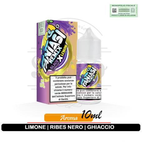 Blackcurrant x Lemon Ice Fantasi Vape Aroma Mini 10ml Vape Juice