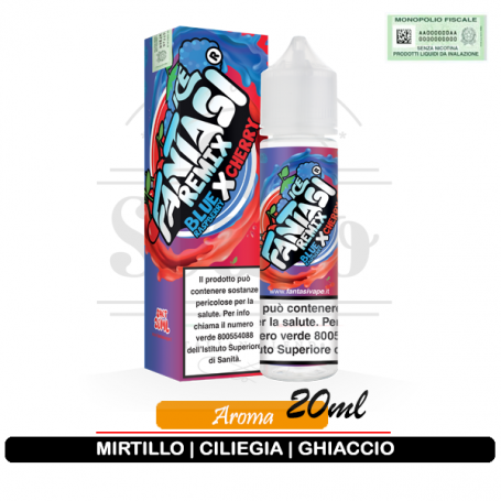 Blue Raspberry x Cherry Ice Aroma Mini 20ml Fantasi Vape
