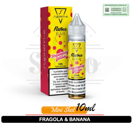 Strawberry Yellow Linea Flavour Bar Aroma Mini Shot 10ml Suprem-e
