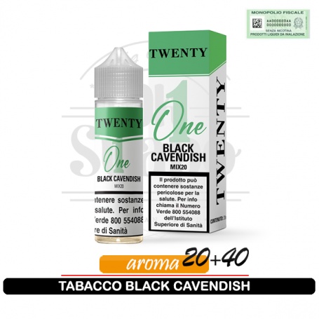 black cavendish tabaccoso aroma 20ml tnt-vape liquido sigaretta elettronica shot 20ml ok svapo