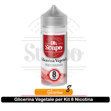 Glicerina Vegetale Kit Soluzione 8 Ok Svapo