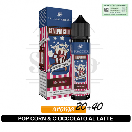 Milk Chocolate Linea Cinema Club Aroma 20ml La Tabaccheria