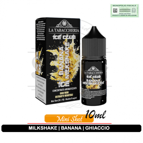 Banana Milkshake Ice Aroma 10+10 Linea Ice Club La Tabaccheria