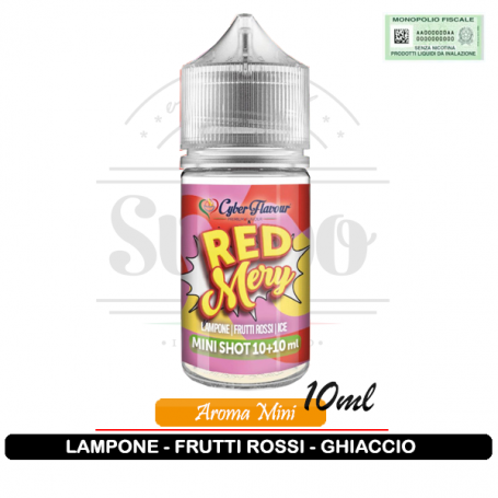Red Mery Aroma Mini 10ml lampone frutti rossi ghiaccio Cyberflavour