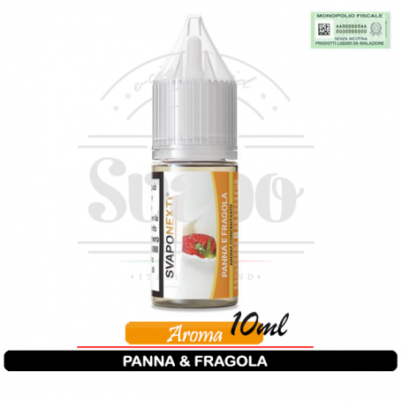 Panna e Fragola Aroma Concentrato 10ml Svaponext
