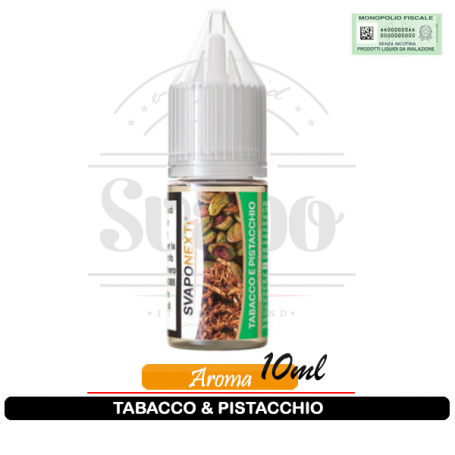 Tabacco e Pistacchio Aroma Concentrato 10ml Svaponext