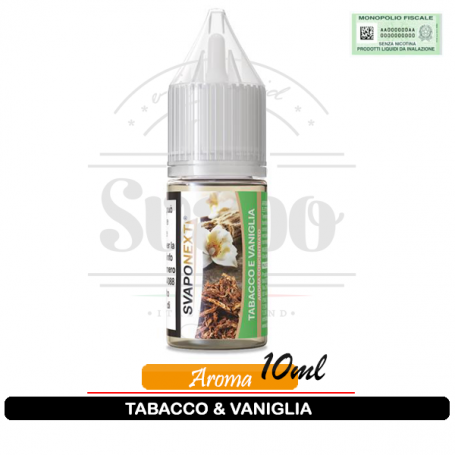 Tabacco e Vaniglia Aroma Concentrato 10ml Svaponext