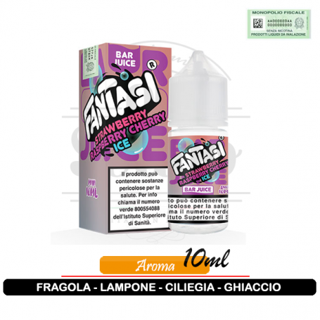 Strawberry Raspberry Cherry Ice Aroma Mini 10ml Fantasi Vape